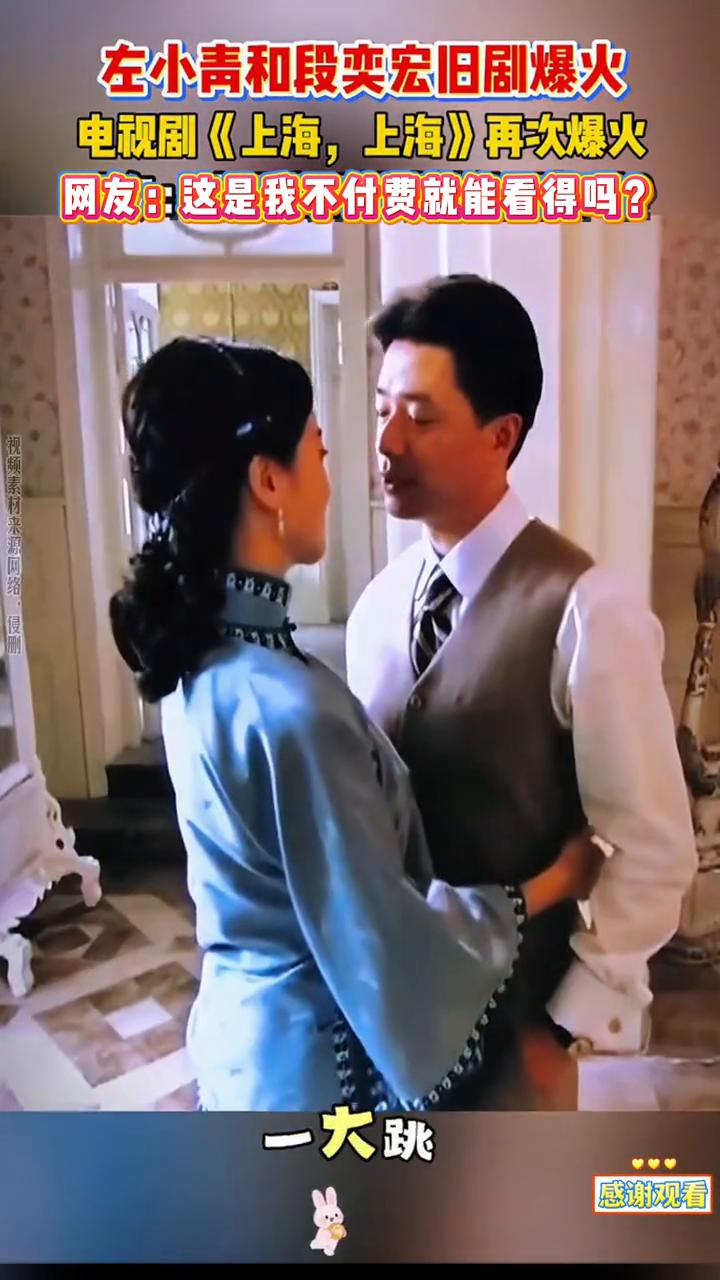 左小青和段奕宏旧剧爆火，电视剧《上海，上海》再次爆火。网友：这是我不付费就能看得