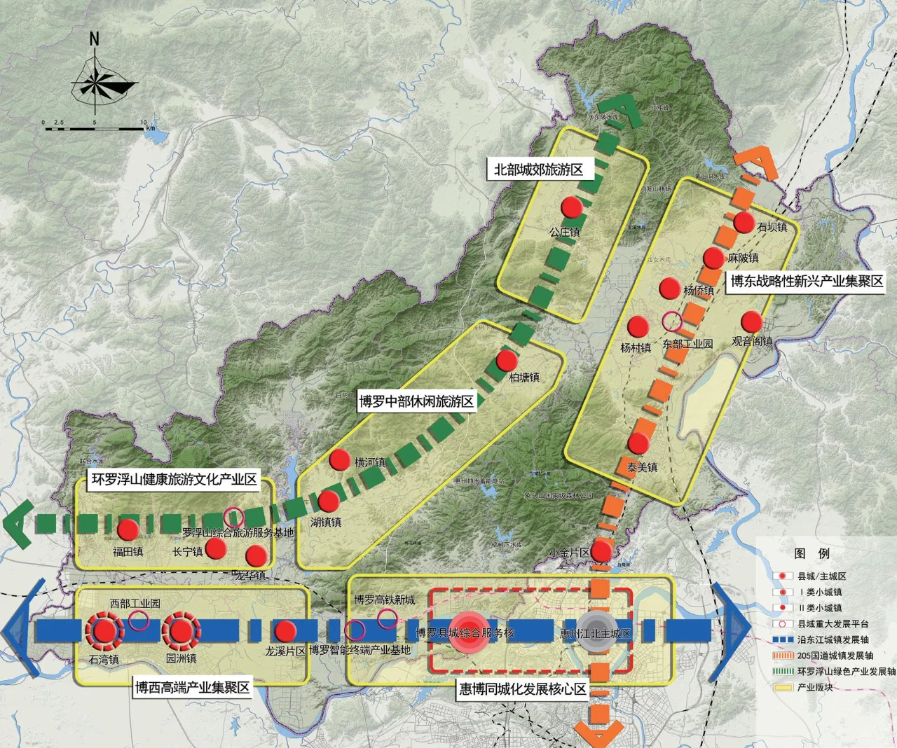 惠州市博罗县县城总体规划（2014—2030年）