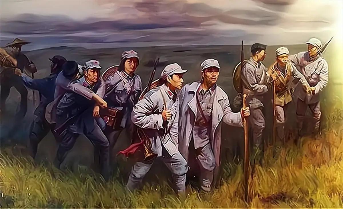 “红军不怕远征难，万水千山只等闲”，这是诗人眼里对长征的浪漫主义表述。其实，真实