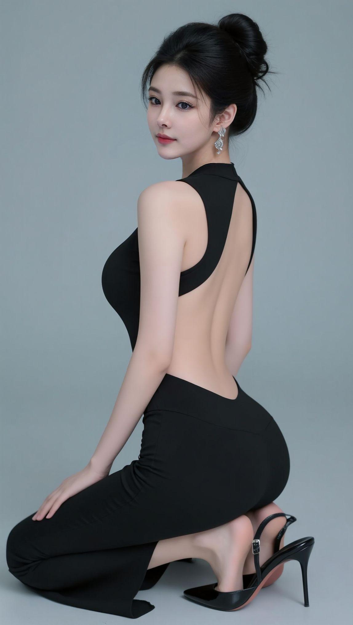 AI典雅背影写真 抖音ai创作