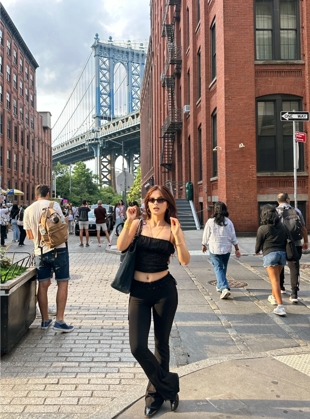 纽约布鲁克林大桥下