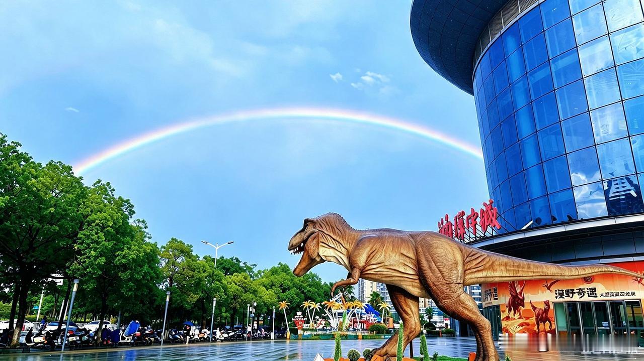 长沙雨后这彩虹太美了！有谁知道这是在哪拍的吗？城市雨后彩虹