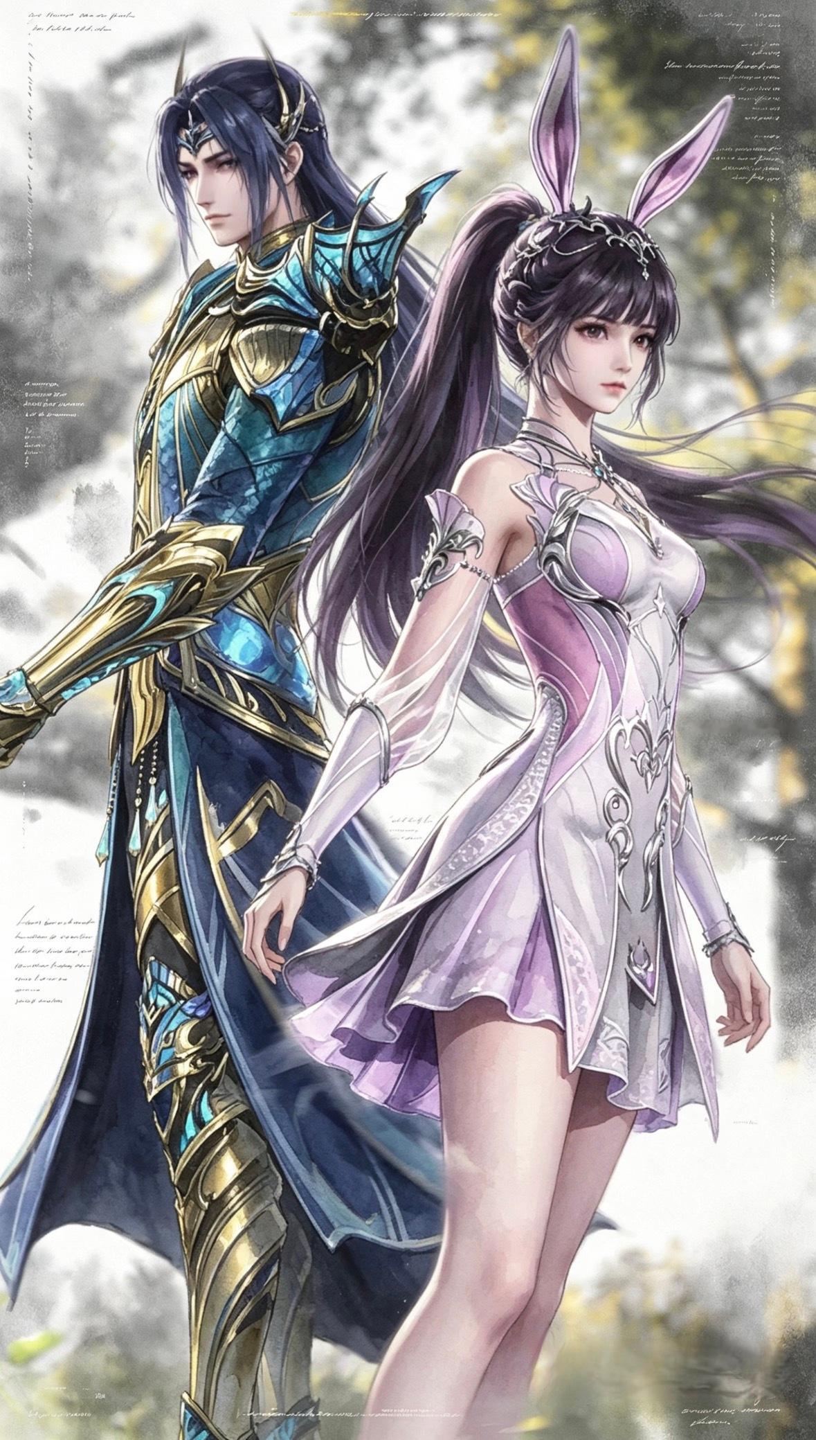 就说35怎么能分得开呢？！年少时就绑在一起长大，学习时就黏在一起修炼，强大后就站