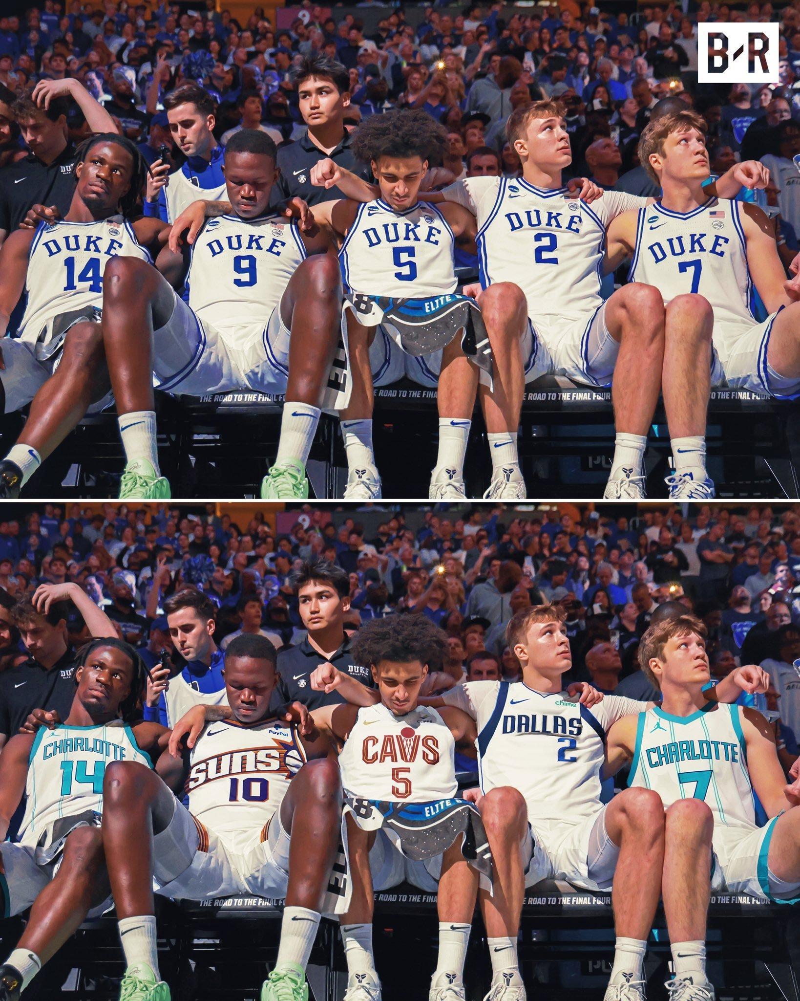 杜克上赛季的首发五虎同时登陆NBA。 ​​​