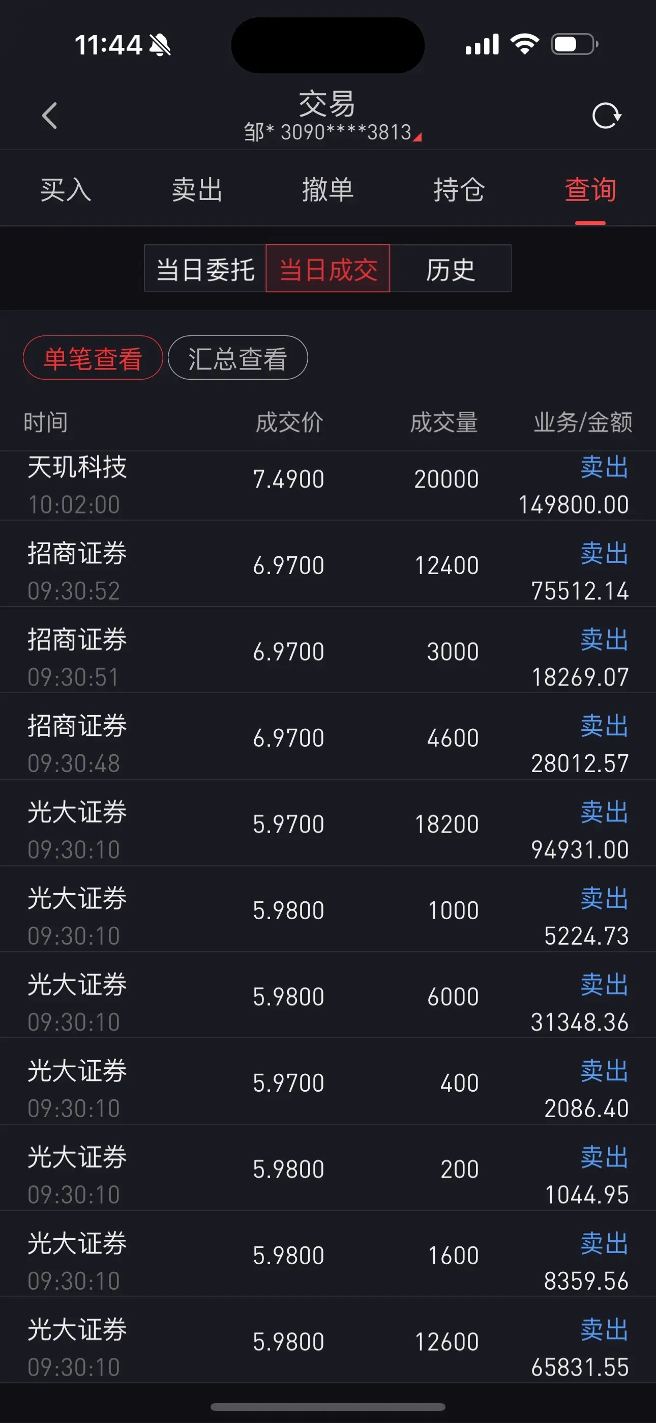 今天清仓了一些，入袋为安，祝你们盆满钵满