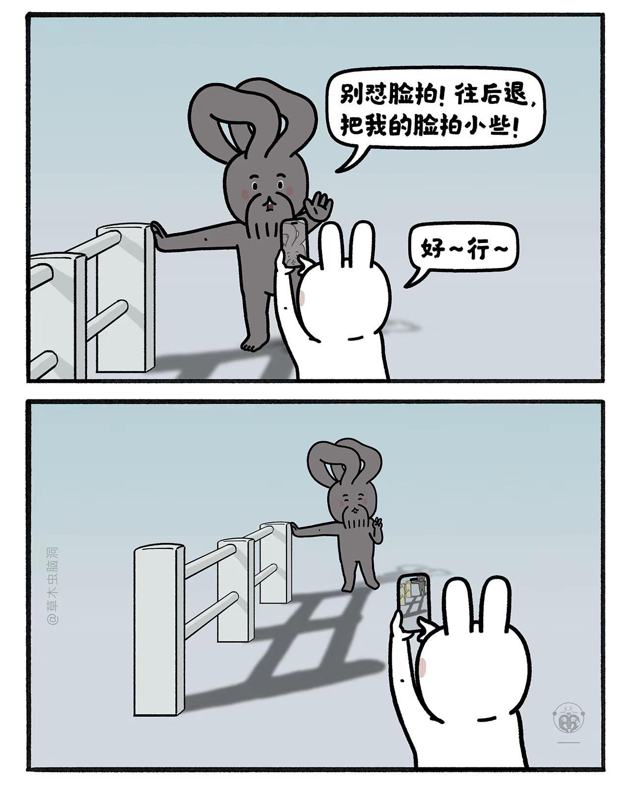 拍了一张“丑”嫦娥打工兔 单元集 一日一画