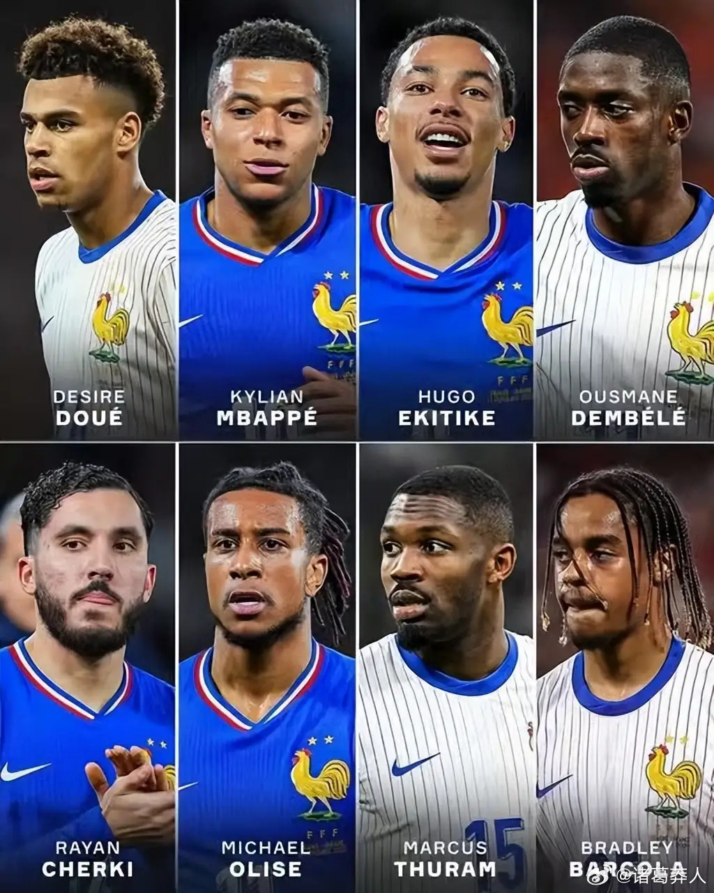 顶配锋线！法国三叉戟4.4亿欧，三套轮换，9000万欧替补2026世界杯锋线，法