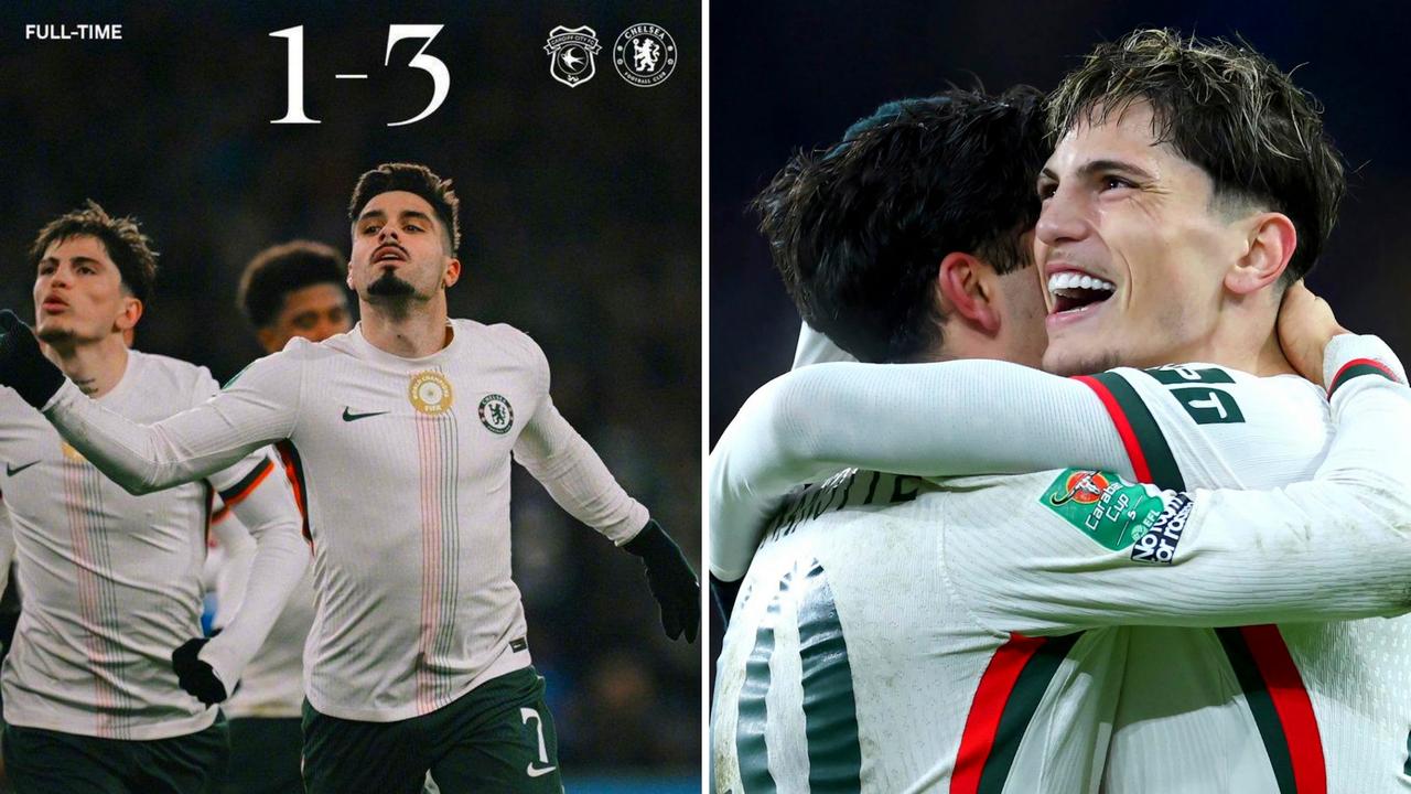 联赛杯：切尔西客场3-1大胜卡迪夫城，顺利晋级四强。
切尔西全场猛攻，内托建功，