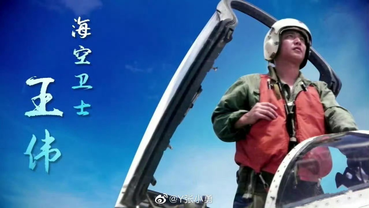 2001年的今天，王伟驾驶战机，面对美军侦察机的侵犯，用生命捍卫祖国领空。英雄从