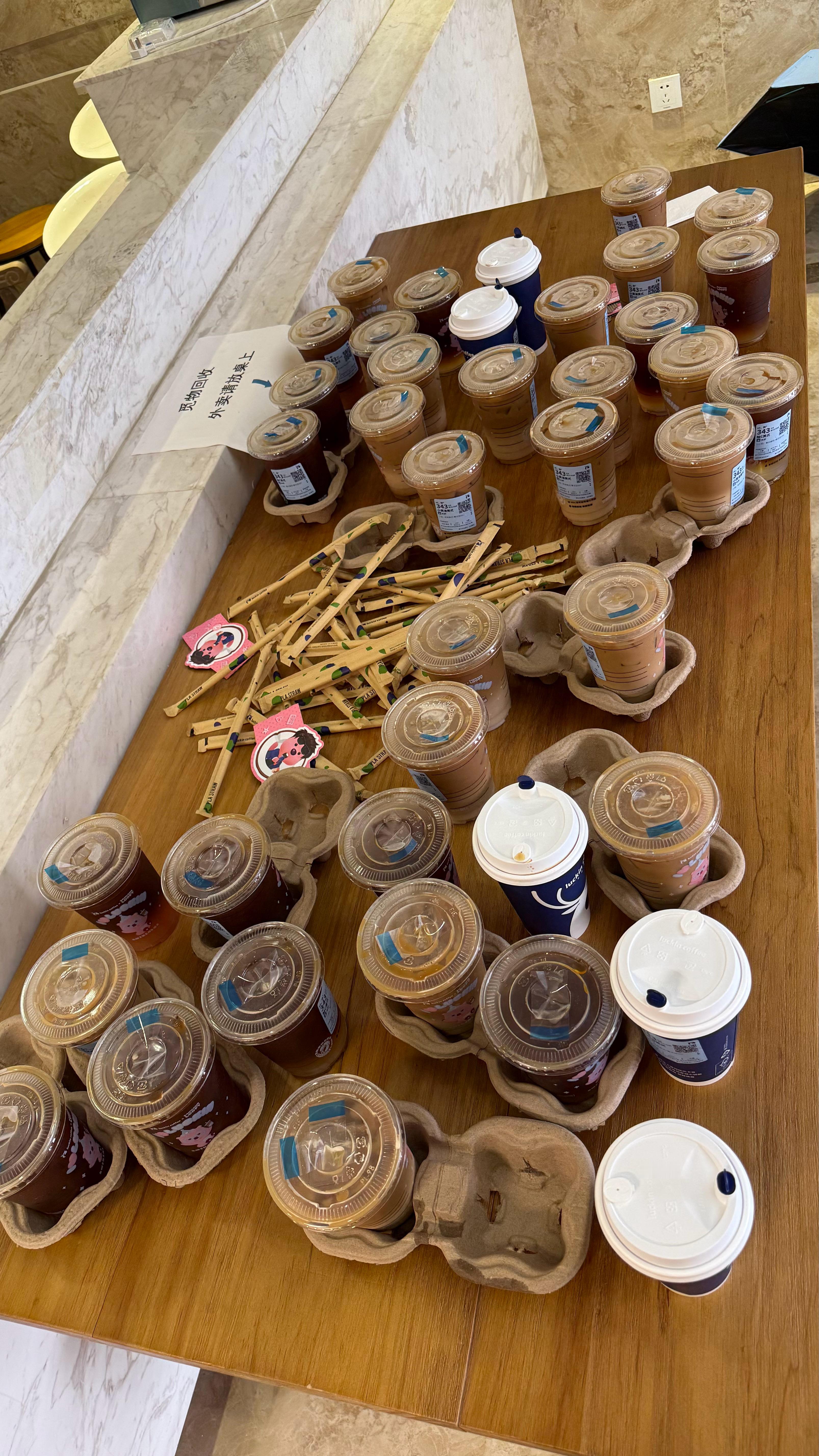 下午茶时间今天给兄弟们整点咖啡提提神 