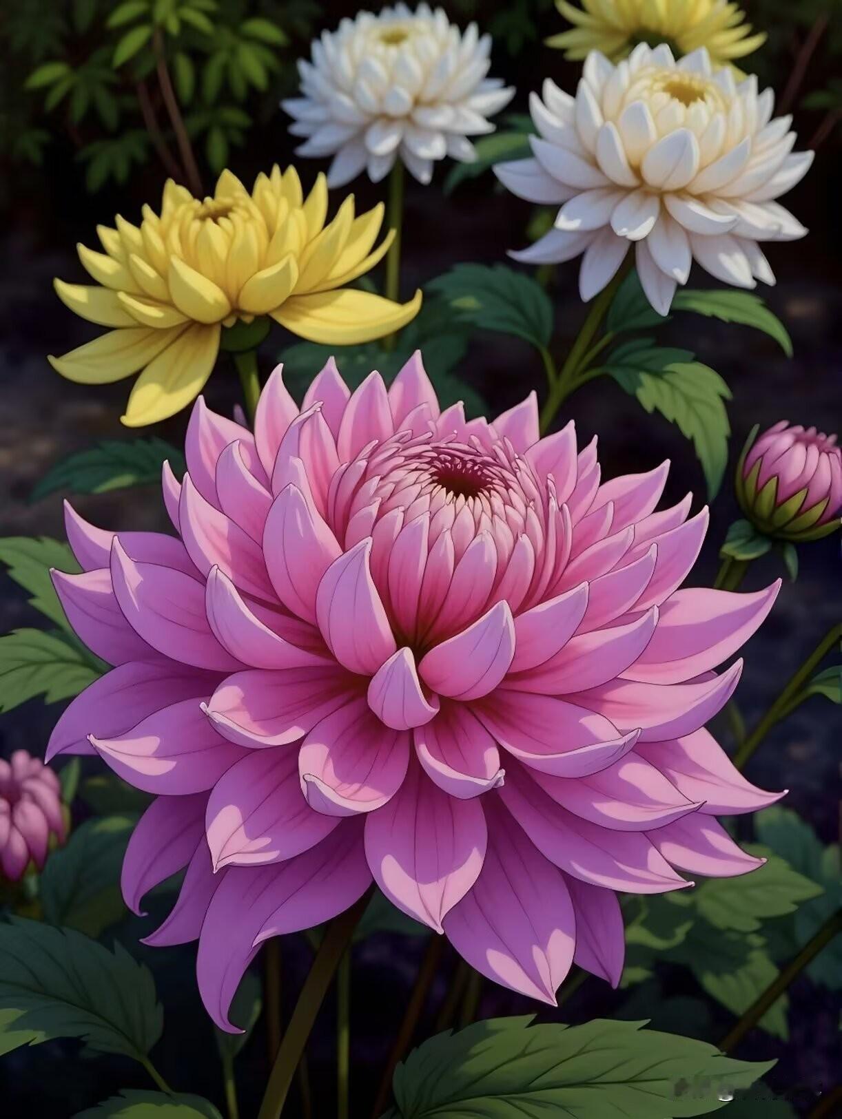 “不是花中偏爱菊，此花开尽更无花。”赏菊花艳美，陶醉治愈心情！