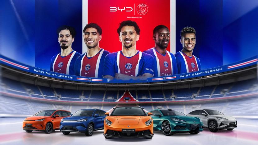 近日，比亚迪与巴黎圣日耳曼足球俱乐部（PSG）达成全球战略合作关系，这份合作直至