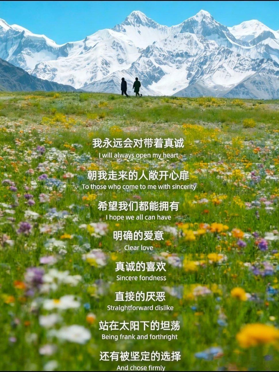 真诚向来是人和人交往的第一法则 ！ 