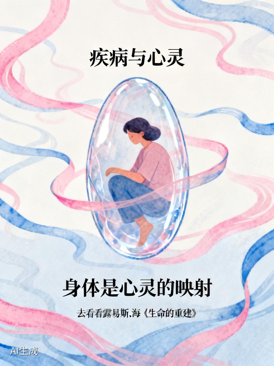 每个人的“疾病”，其实都是我们自己创造的；身体的问题，大多数往往是自己心灵问题的