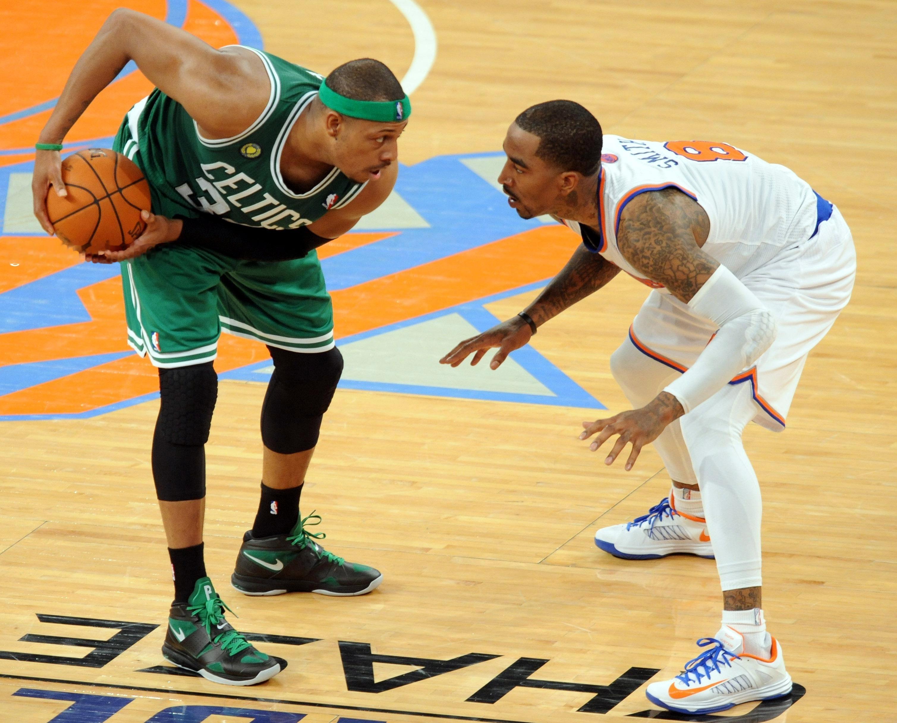 Paul Pierce Vs. JR Smith 2013nba保罗皮尔斯JR史