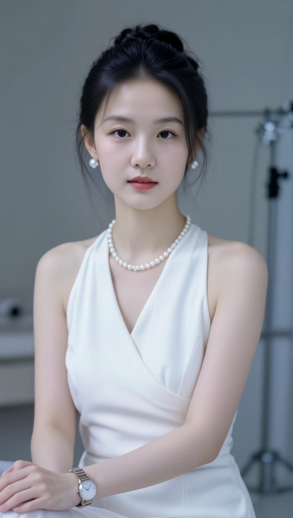 AI珍珠优雅写真