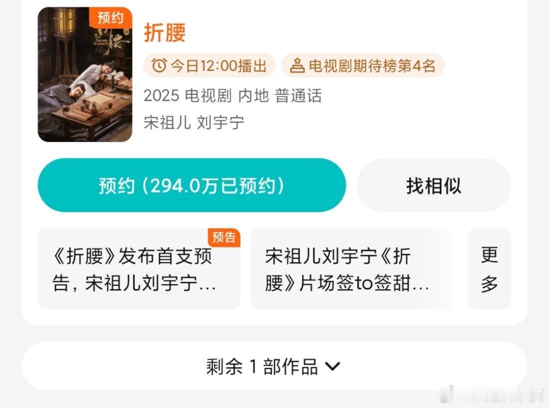 折腰真的播，今日中午12点[吃惊]这个5月是被剧圈算出来是什么好日子吗 ​​​