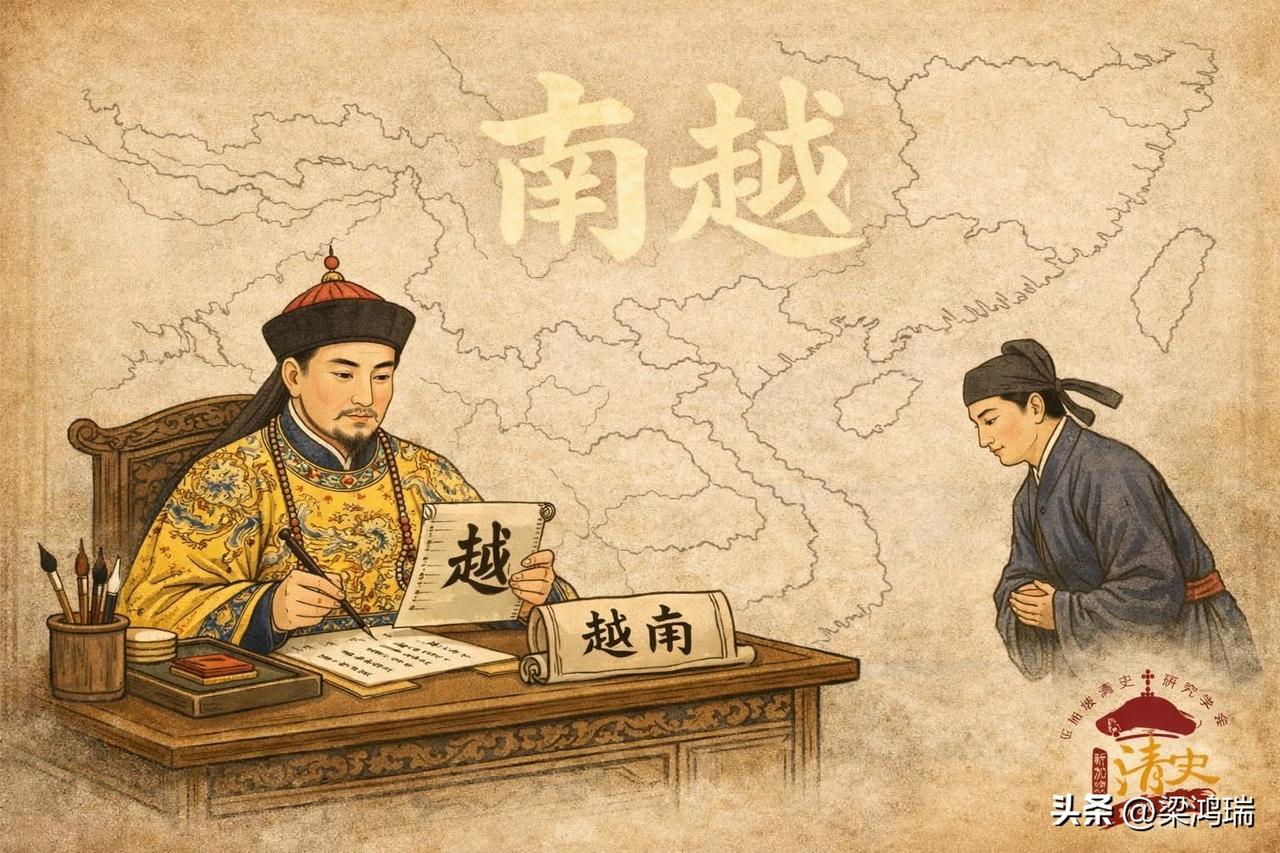 【清史小知识】嘉庆皇帝和“越南”

许多人未必知道，“越南”这个今天再熟悉不过的