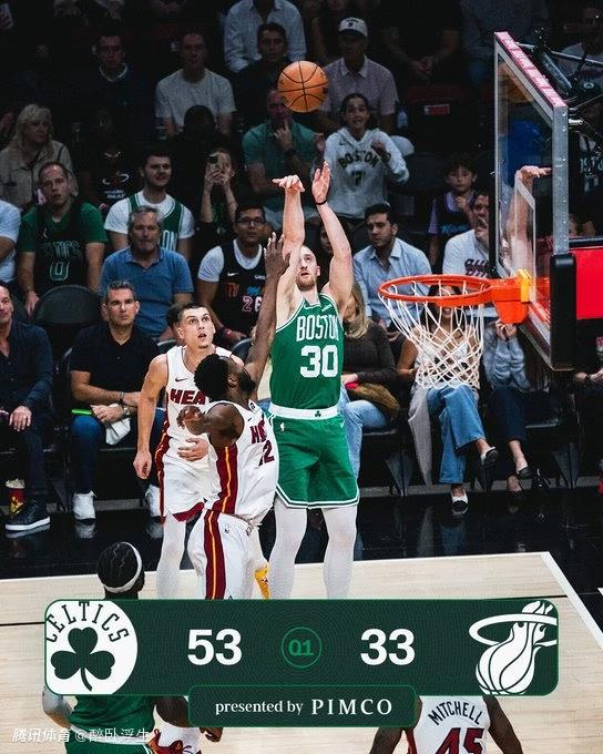 北京时间4月2日，NBA常规赛上演惊人一幕！凯尔特人客场挑战热火，首节便打出历史