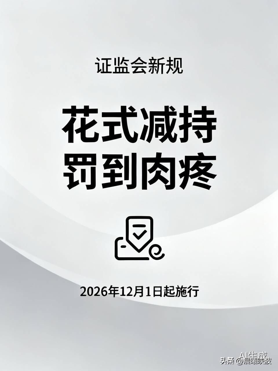 证监会亮剑！大股东“花式减持”彻底凉了，最高罚没100%

  别再以为解禁就能