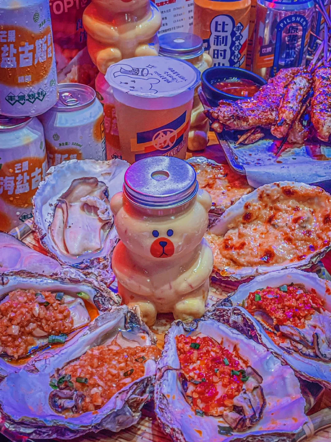 谁懂这一口芝士烤生蚝的含金量……