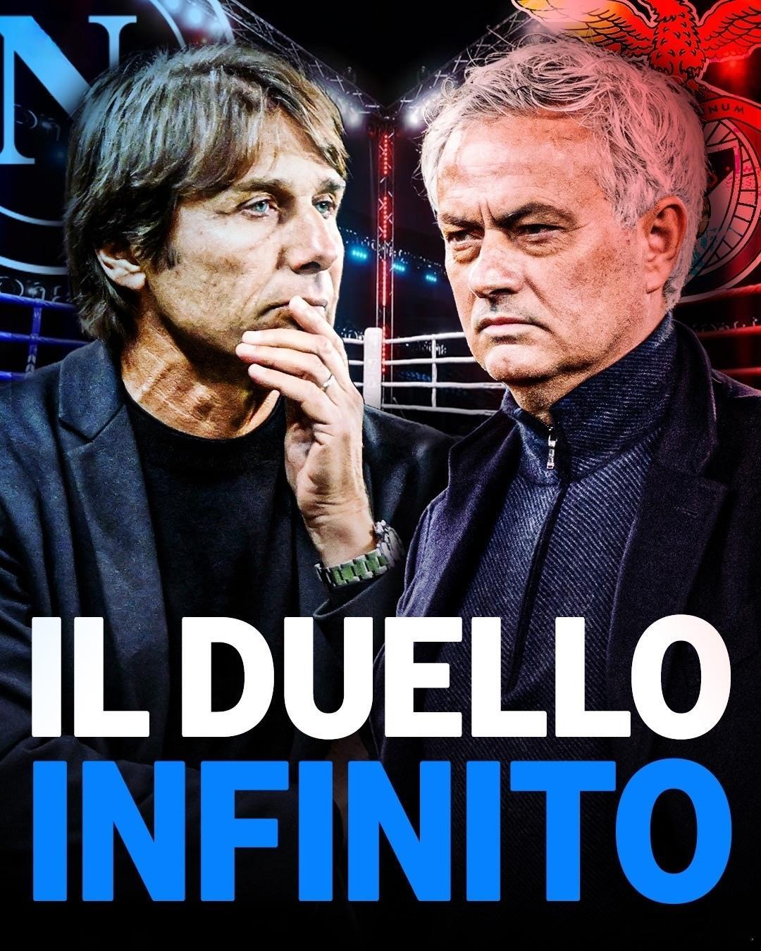 意大利媒体瞎对比什么呢，孔蒂与穆里尼奥有可比性吗？孔蒂下辈子也只能仰望穆里尼奥！