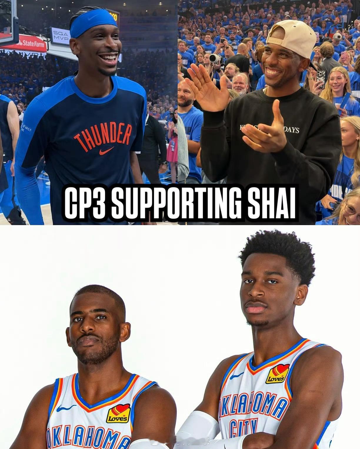 亦师亦友，CP3 & Shai雷霆2比0森林狼克里斯保罗 ​​​