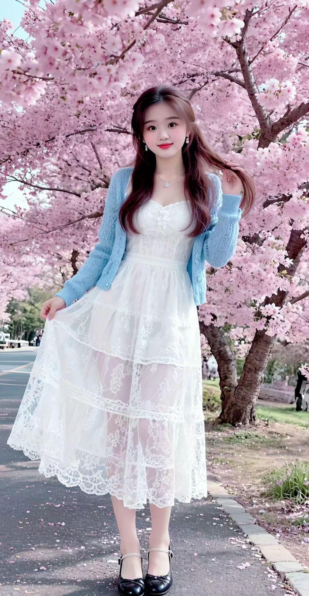 樱花浪漫 拍同款只需一张照片就可以