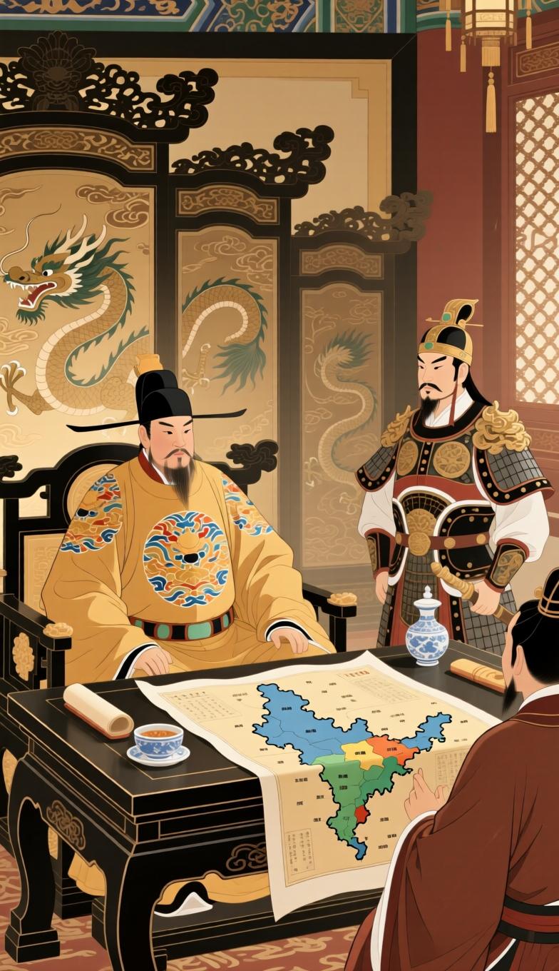 开国功臣几乎全被清算，朱元璋为何独信沐英 
洪武十四年平定云南，三十万征南大军班