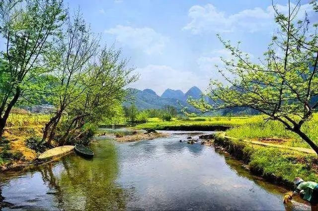 坝美村，一个隐秘在山洞深处的绝美古村。 