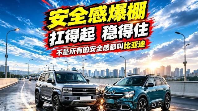安全感爆棚，扛得起稳得住，不是所有的安全感都叫比亚迪！
