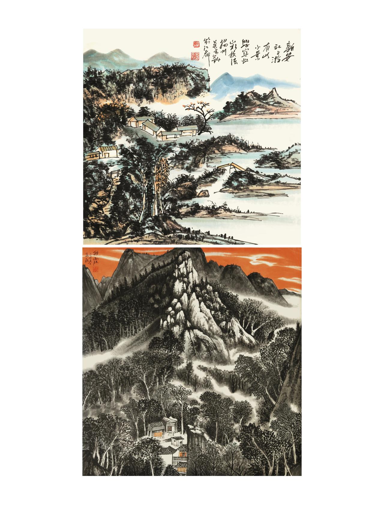 国画山水什么体现功力?今天下午，我在我们小区楼下拍了一条视频。外面噪音很大，我剪