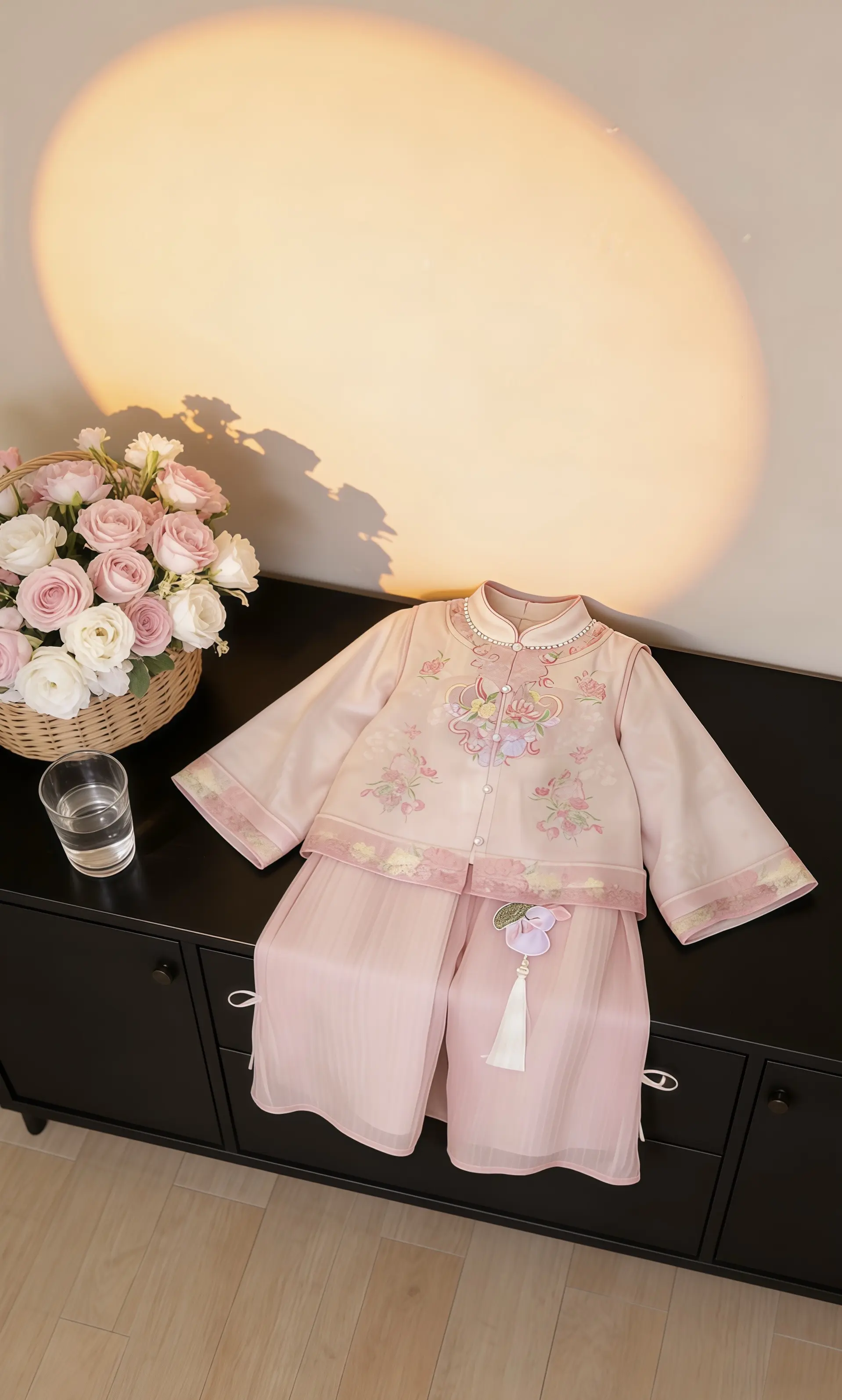 春天和汉服相遇到底有多美 生女儿就是用来打扮的 晒出我家小公主古风穿搭...