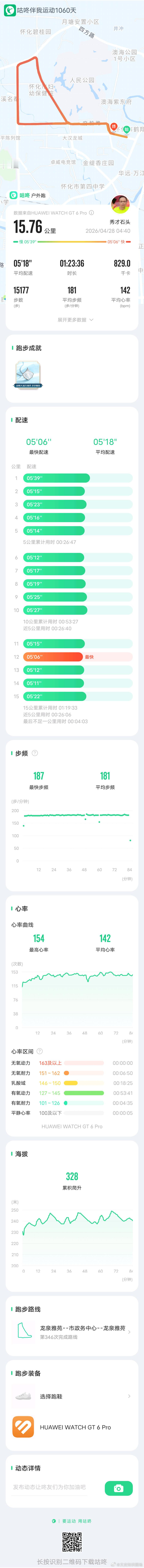 「 今日跑步打卡，咕咚APP记录每一次出发。 咕咚APP 咕咚跑步打卡 咕咚精准