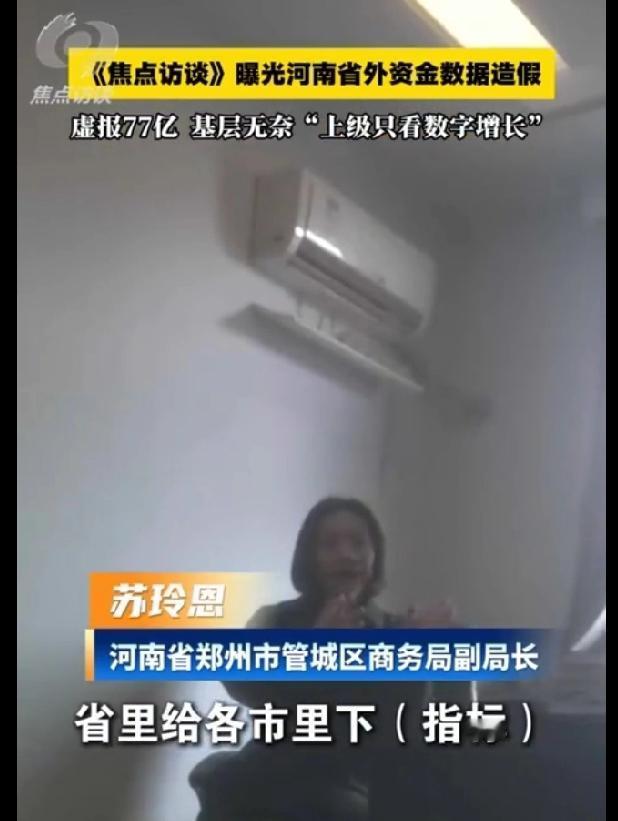 “假”“大”“空”
一句上级只看数字增长，看的多少领导瑟瑟发抖。
河南舞阳的虚报