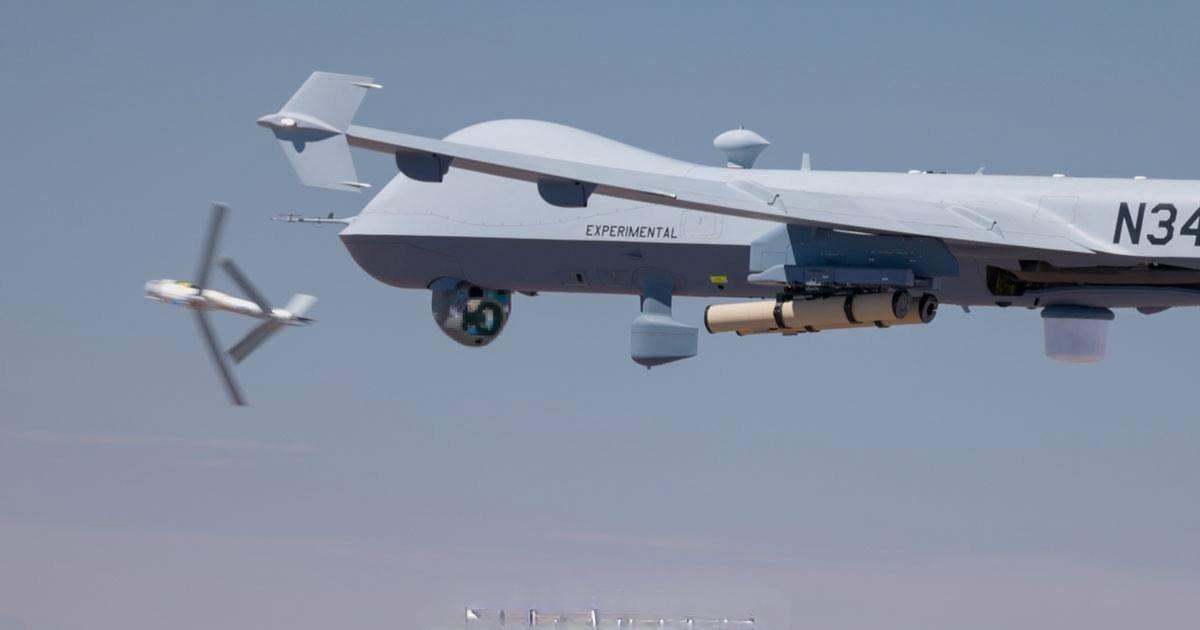 美国通用原子航空系统公司（GA-ASI）和美国航空环境公司联合进行了首次从MQ-