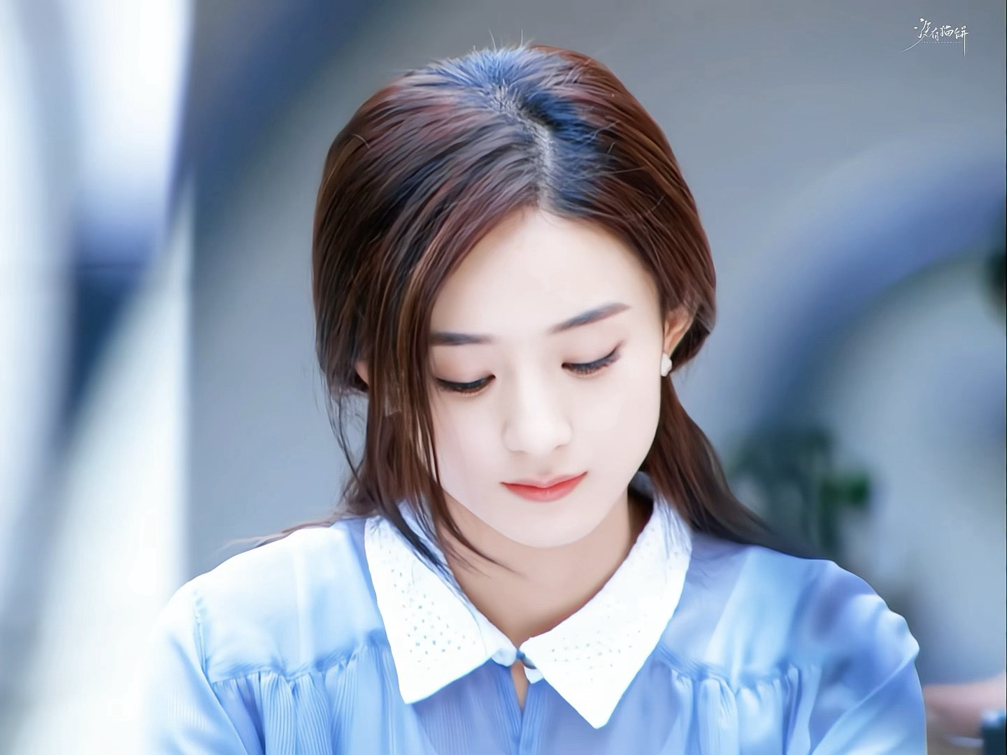 赵丽颖赵丽颖赵丽颖江百合 看到你漂亮的眼睛能一直笑 也算我幸福的一种․⁺ ✮ ⊹