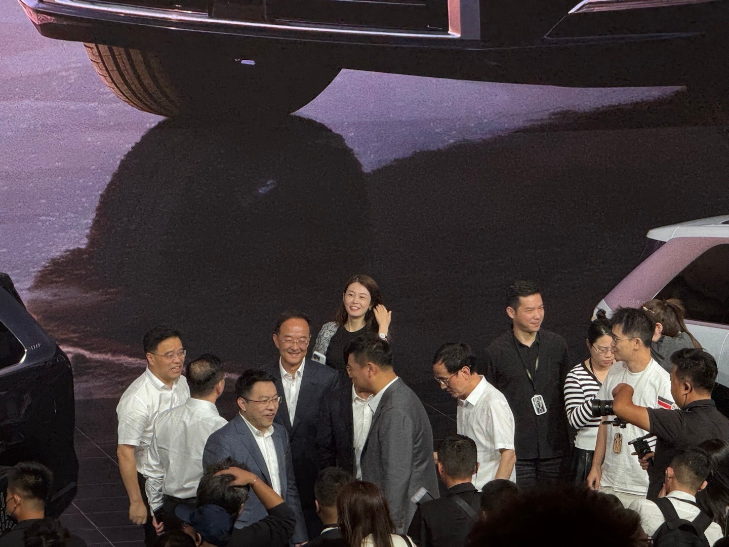 安聪慧是来了现场的 ​​​