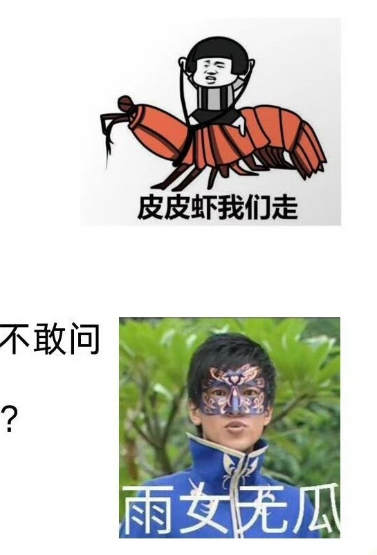 说一个大家快要遗忘的梗skr  皮皮虾尾我们走  与你无瓜