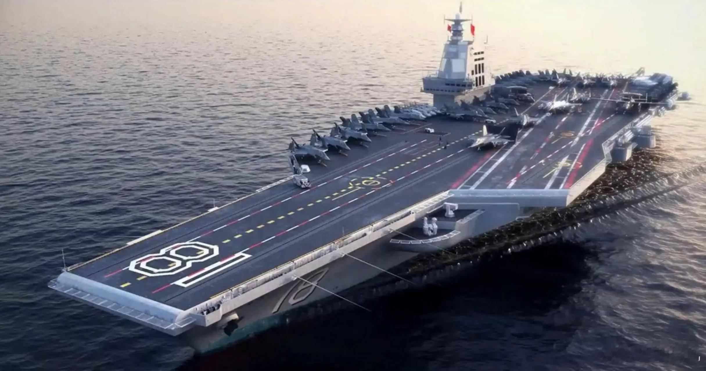 福建舰是我国第一艘电磁弹射型航空母舰，也是我国第三艘航空母舰，舷号为“18”，2