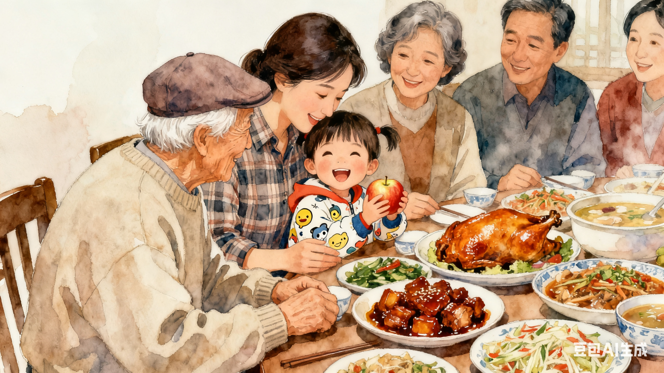 突然发现小时候的亲戚除了父母还在辛苦维持关系之外，都已经不联系了，已经忘了他们长