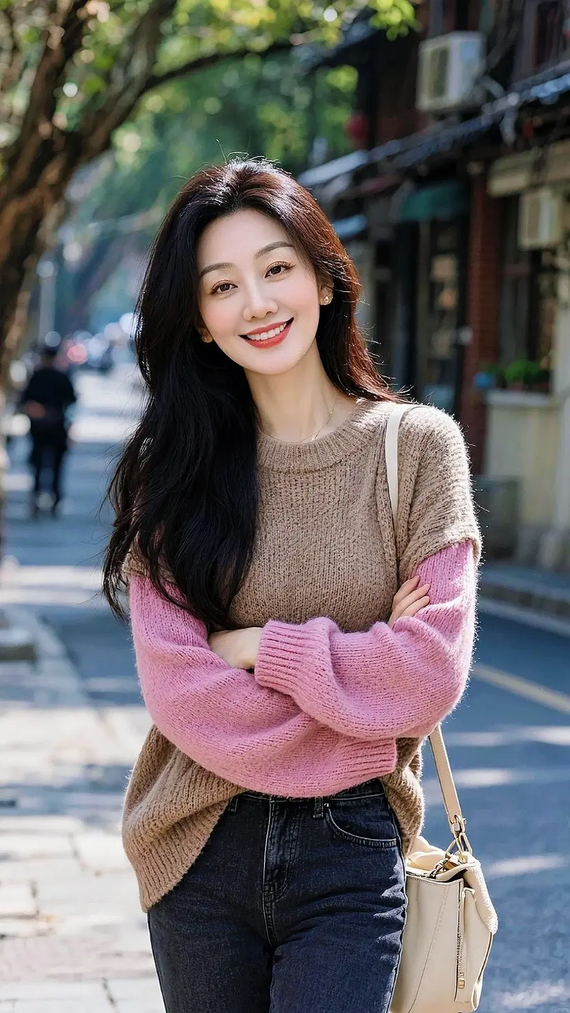 秋日氛围感自拍