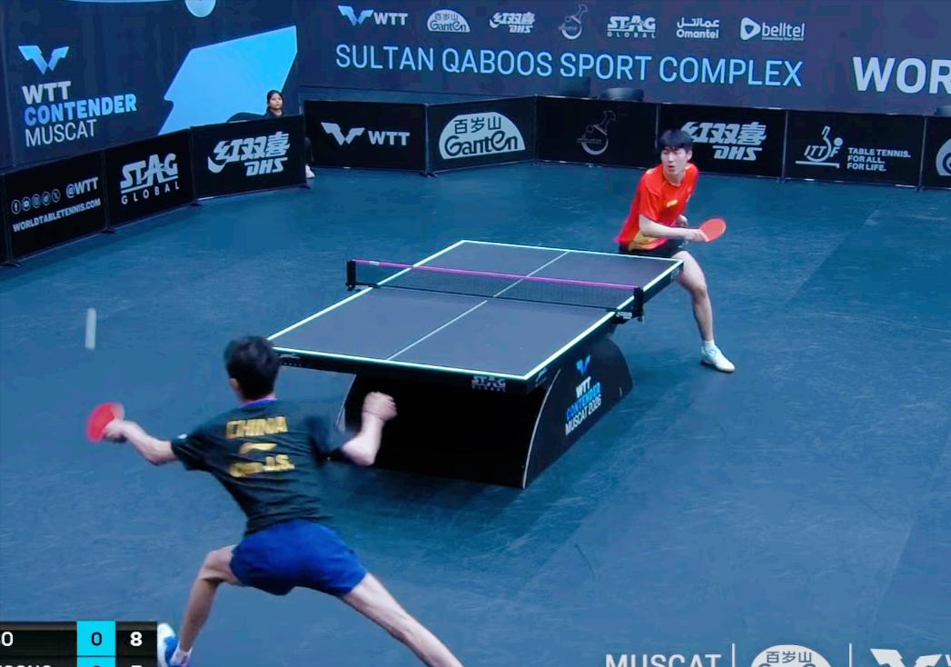 温瑞博相持太牛了，
相持阶段，
陈俊松完全不是对手

第一局温瑞博11：7拿下