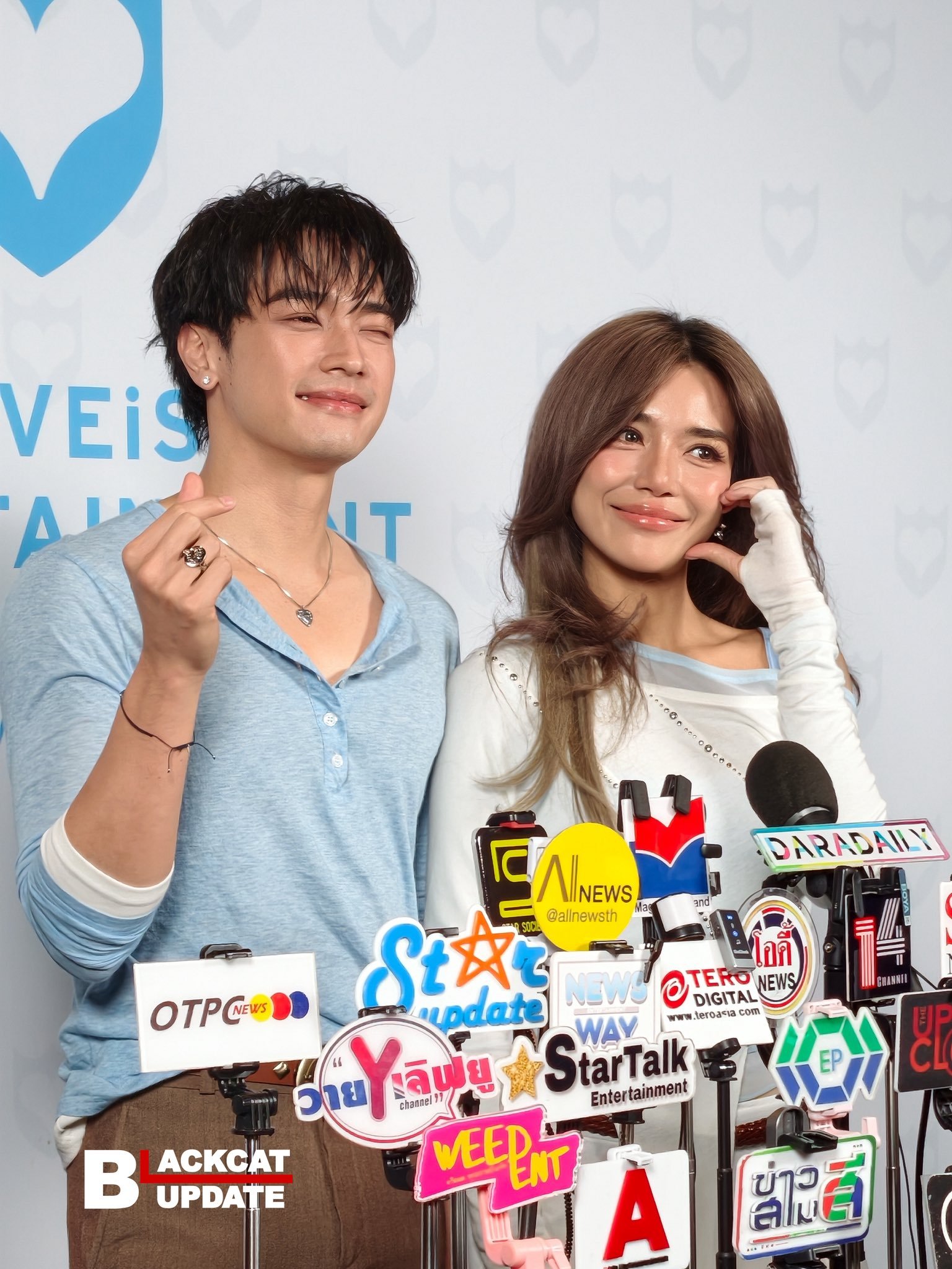 OabPrangPrang新歌发布会，Oab是MV男主✌🏻双向合作，上周Oab