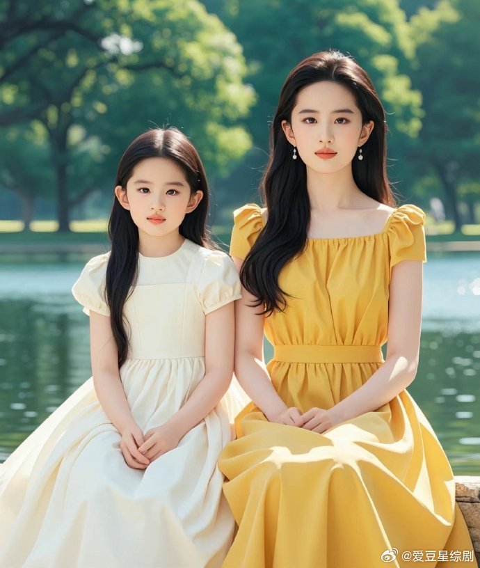 刘亦菲如果生孩子，女儿肯定是这样的 