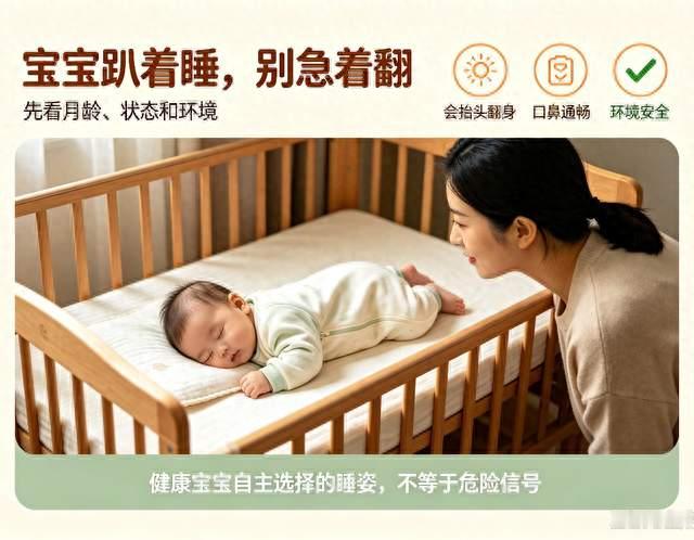 宝宝总偷偷趴着睡，别着急翻过来！很多宝妈的“好心”