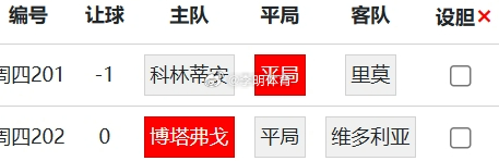 昨日v+4✅️3今日v+两场巴西甲，还有三场欧罗巴，欢迎关注！ 