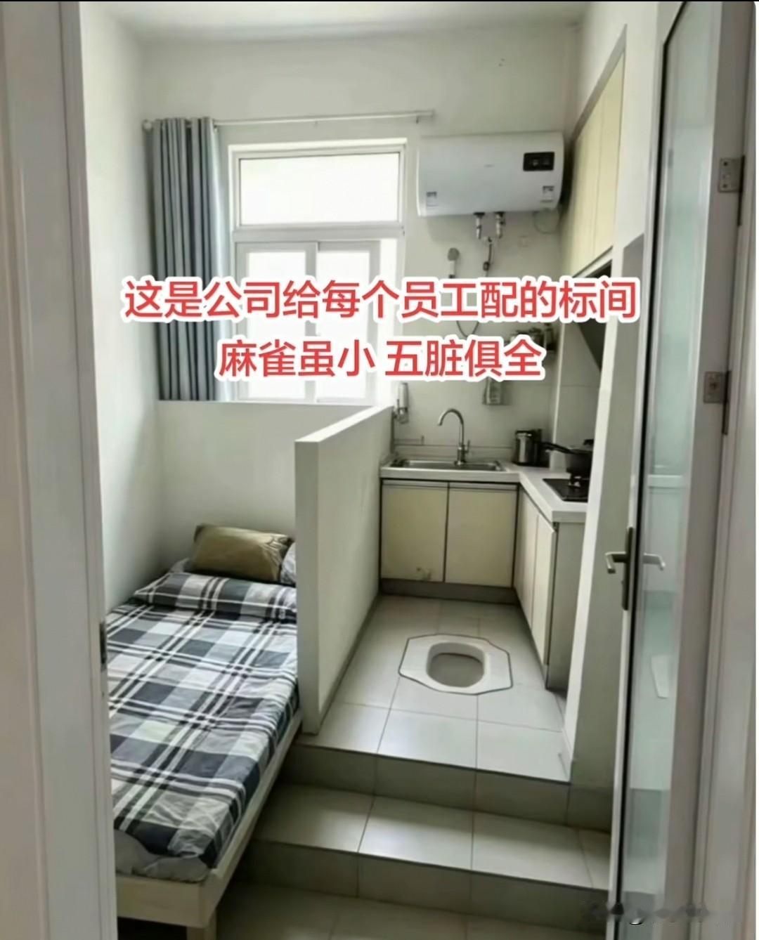 总觉得哪儿不太对劲！
这是单位分给我们的单间配套公寓，总感觉有些怪怪的，可又说不
