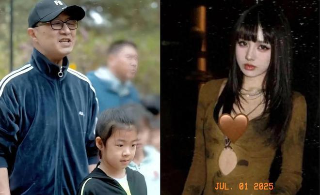 网友偶遇汪峰带两个女儿在北京商场逛街。汪峰时尚潮流，身材保持极佳。大女儿小苹果身