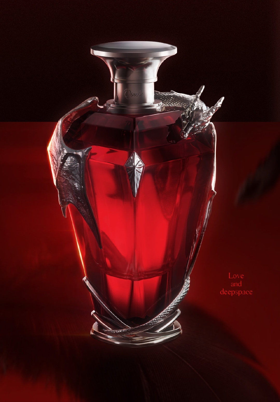 “龙影盘踞 张开的双翼守护这缕不驯的魂灵”龙息烈吻 感觉整个人都环绕在秦彻的气息